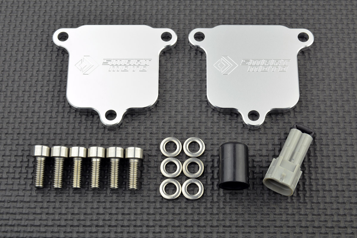 PAIR Valve Removal Kit with Block Off Plates PLE-140 - SmartMoto