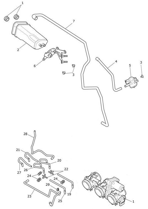 EVAP / Canister Removal kit PVE-091 - SmartMoto